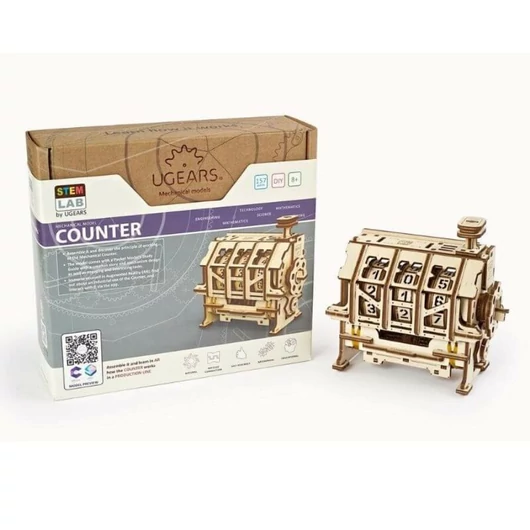 UGEARS STEM lab - Számláló mechanikus modell