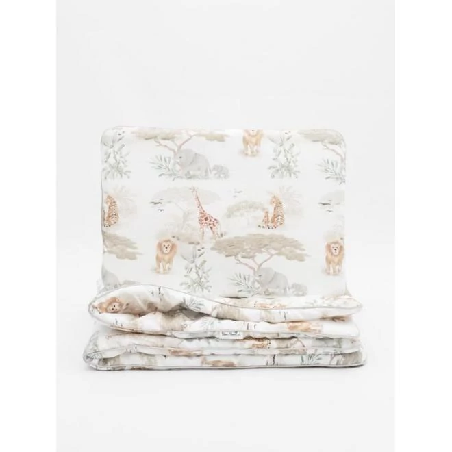 Gyermek, bélelt ágyneműgarnitúra -Szafari