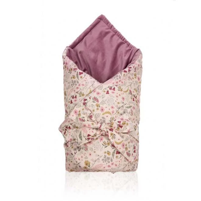 Luxus baba pólya - retro virágok