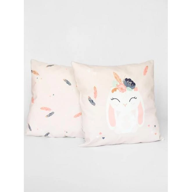 Dekoratív gyerekpárna 2 db - nyuszi