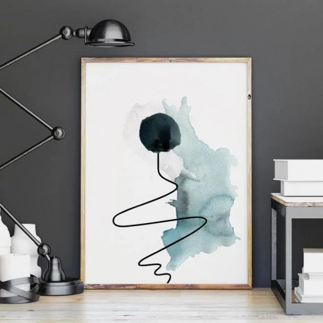 Fali poszter, absztrakt motívummal