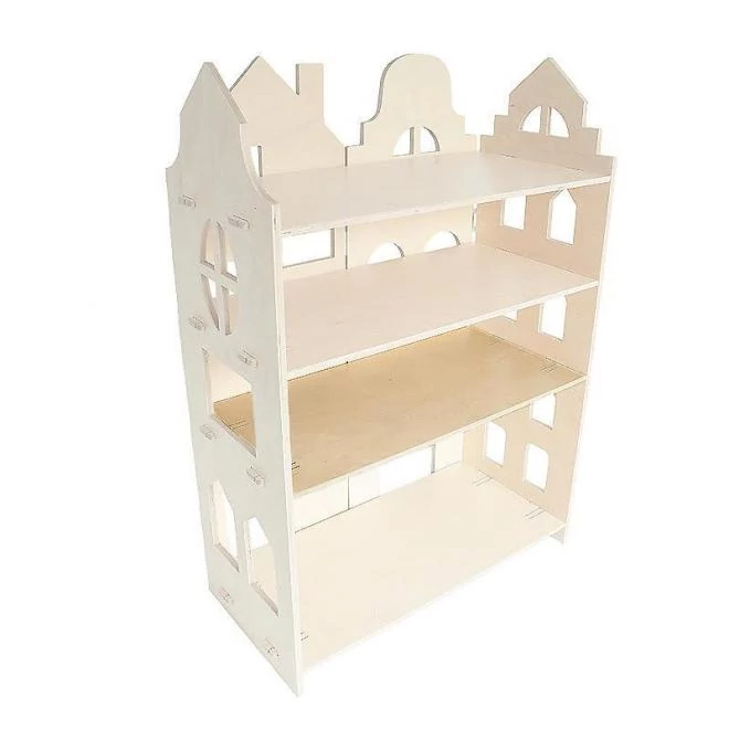 Fa polc, többfunkciós paravánhoz