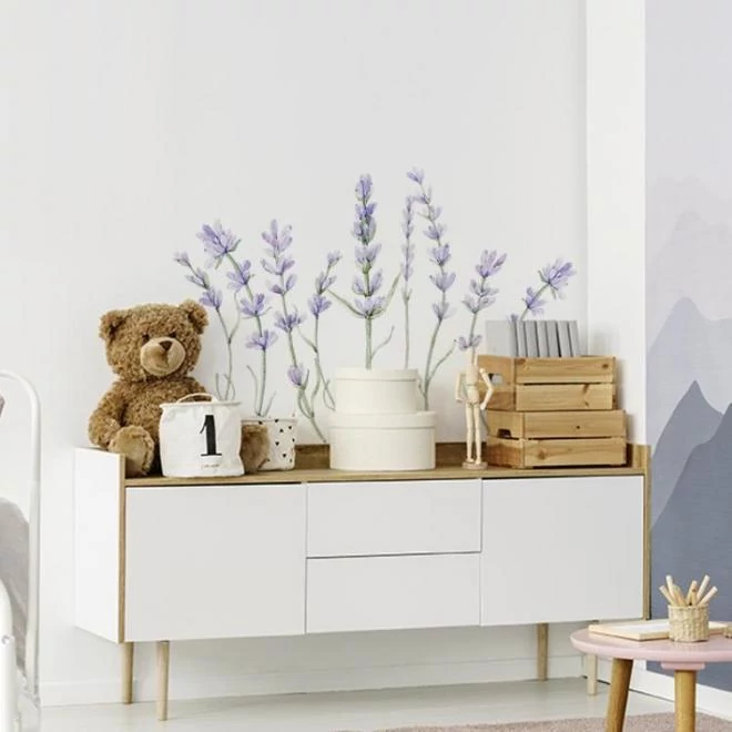 Levendula motívumú, fali matrica készlet