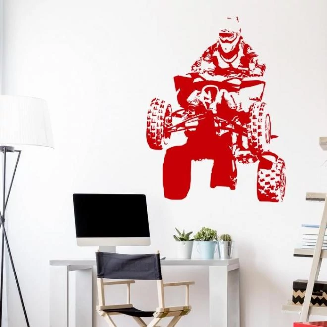 Quad motívumú, dekoratív fali matrica