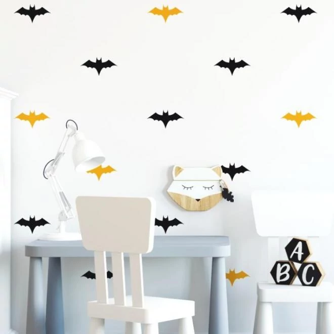 Matrica készlet, denevér motívummal - 36 db