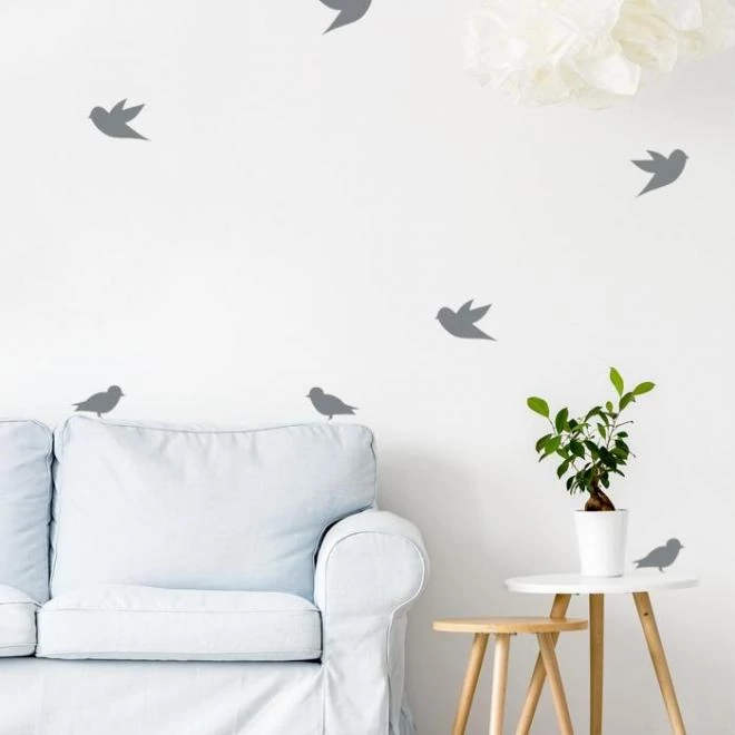 Madár motívumú, matrica készlet - 17 db