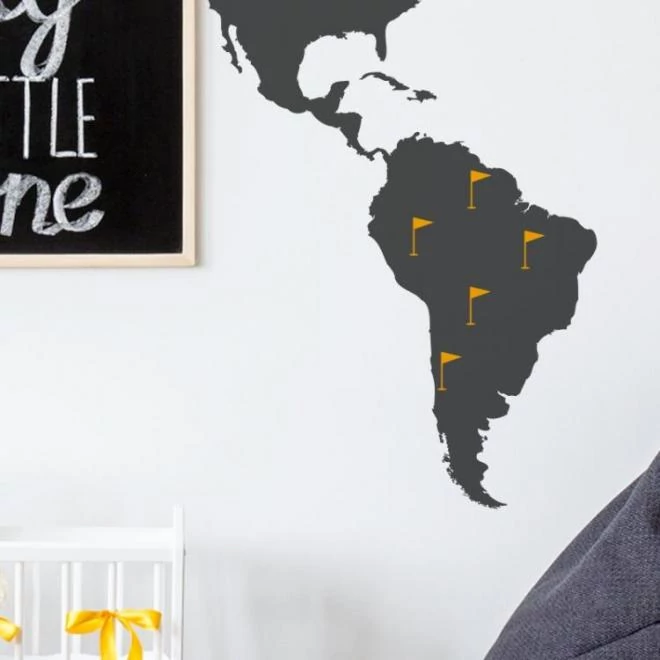 Zászló formájú matrica készlet