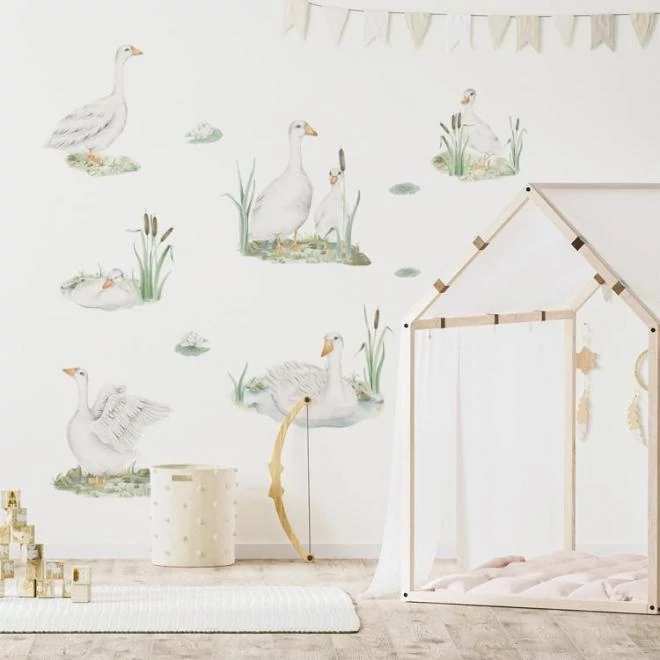 Matrica készlet, liba motívummal