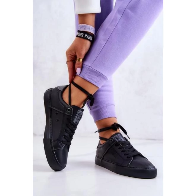 Női Big Star tornacipő, fekete színben