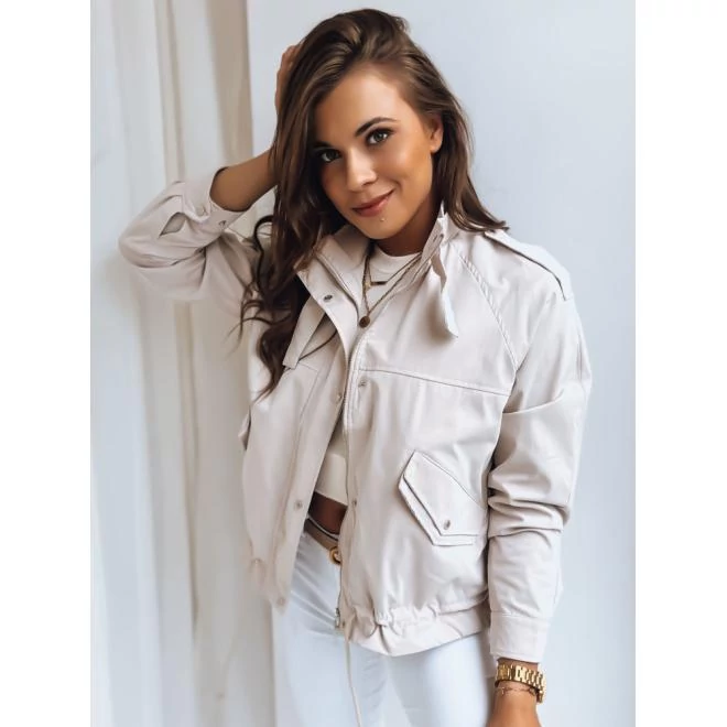 Oversize női tavaszi kabát szürke színben