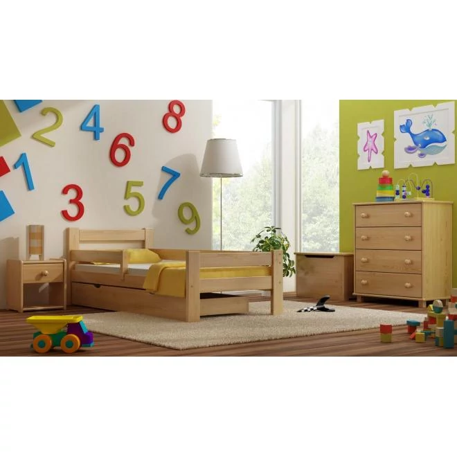 Egyszemélyes gyerekekágy, fából - 190x90 cm