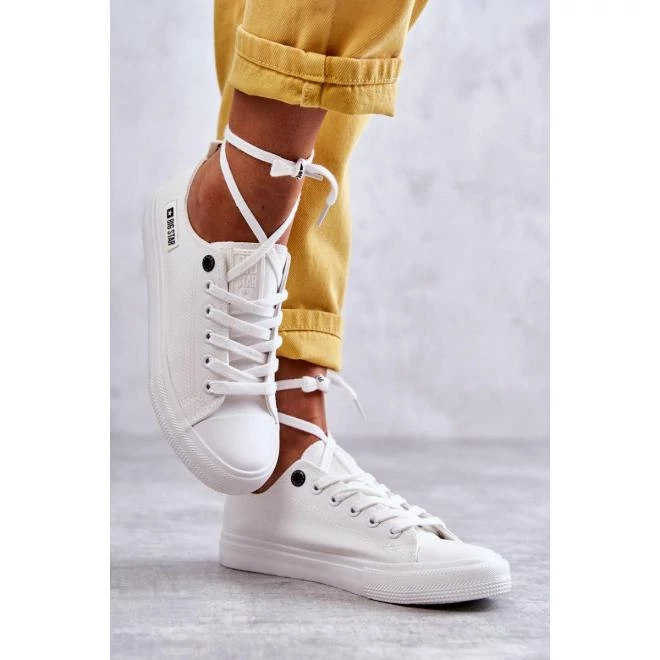 Alacsony, Big Star tornacipő, fehér színben