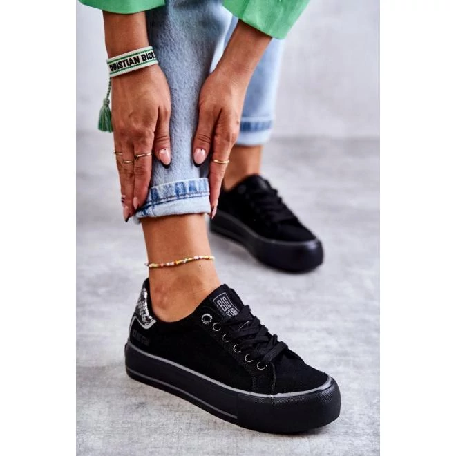 Big Star tornacipő fekete színben, hölgyeknek