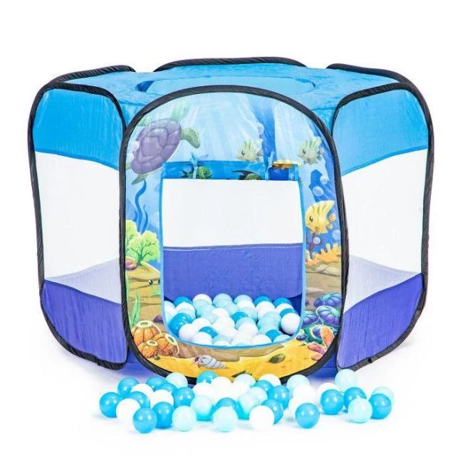 Száraz medence, 100 labdával