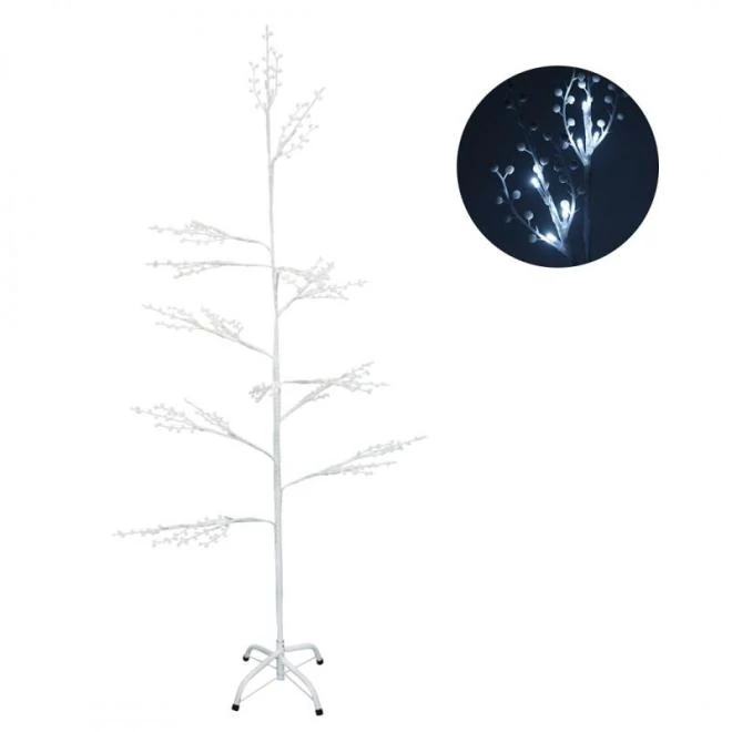 Világító fa, fehér színben