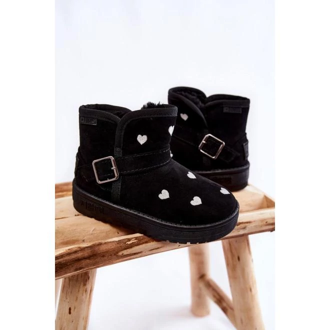 Fekete Big Star hócsizma, lányoknak