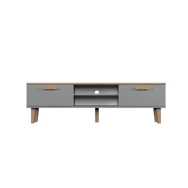 Szürke színű, TV asztal Denver + Hickory