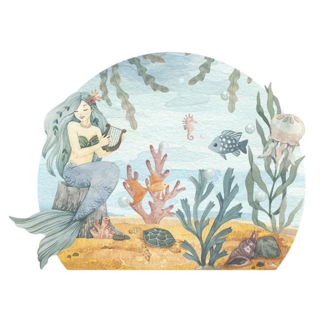 Falmatrica, sellő motívummal