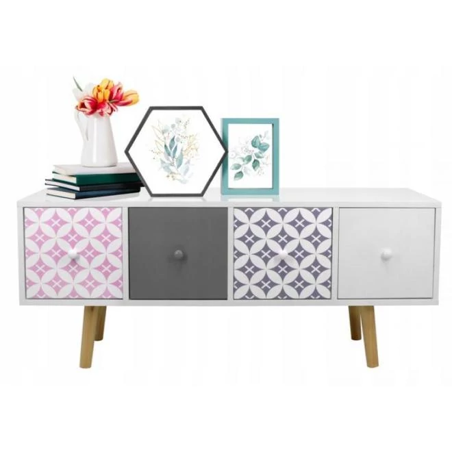 Retro komód, négy fiókkal