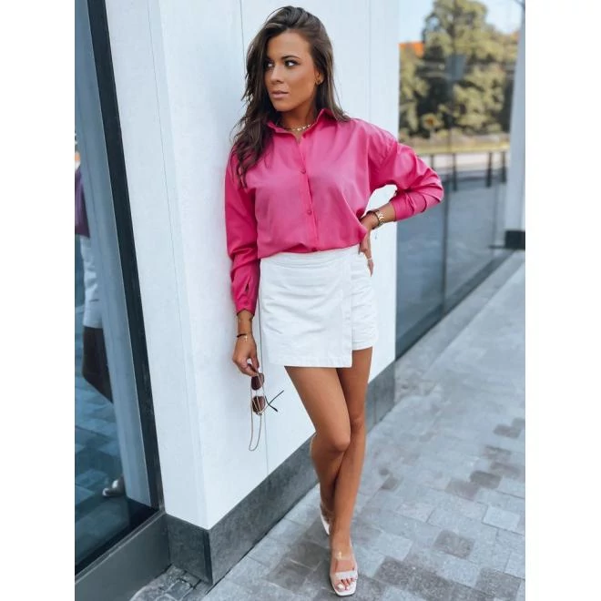 Női rózsaszín ing, hosszú ujjal