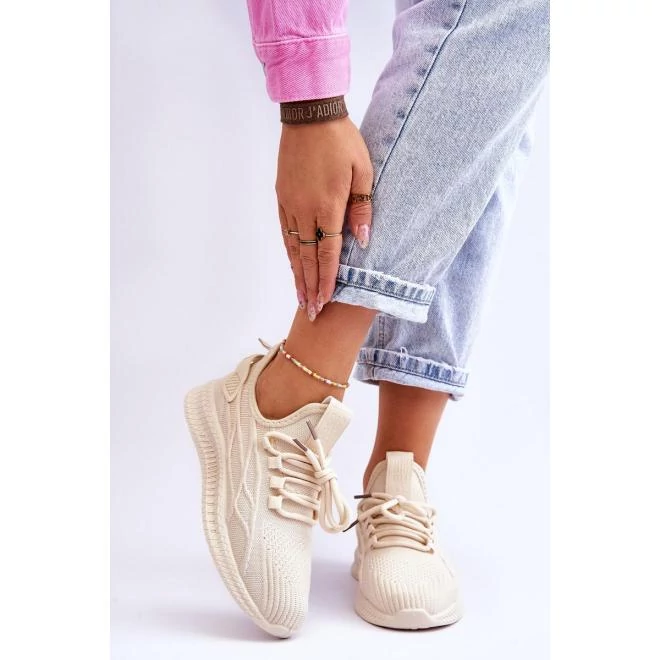 Big Star, bézs színű, női tornacipő