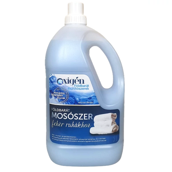 OXIGÉN Földbarát mosószer - fehér ruhákhoz, 3 l-es