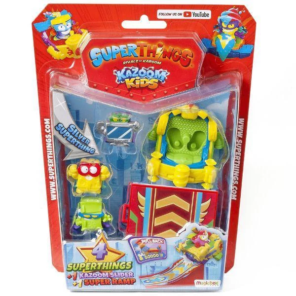 SuperThings Kazoom Kids 4 figura csúszkával - Top Bandits
