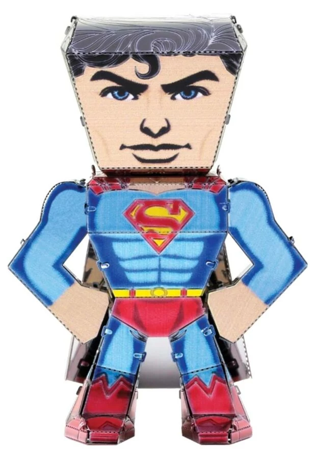 Metal Earth DC Igazság Ligája - Superman mini modell - lézervágott acél makettező szett