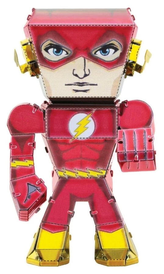 Metal Earth DC Igazság Ligája - Flash, a villám mini modell - lézervágott acél makettező szett