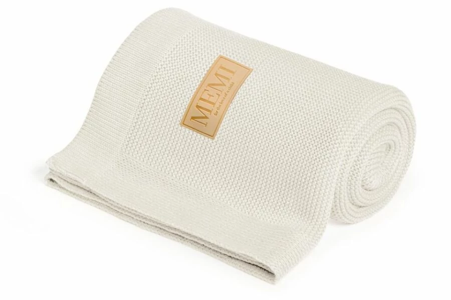 My Memi Bambusz-pamut baba takaró - Ekrü