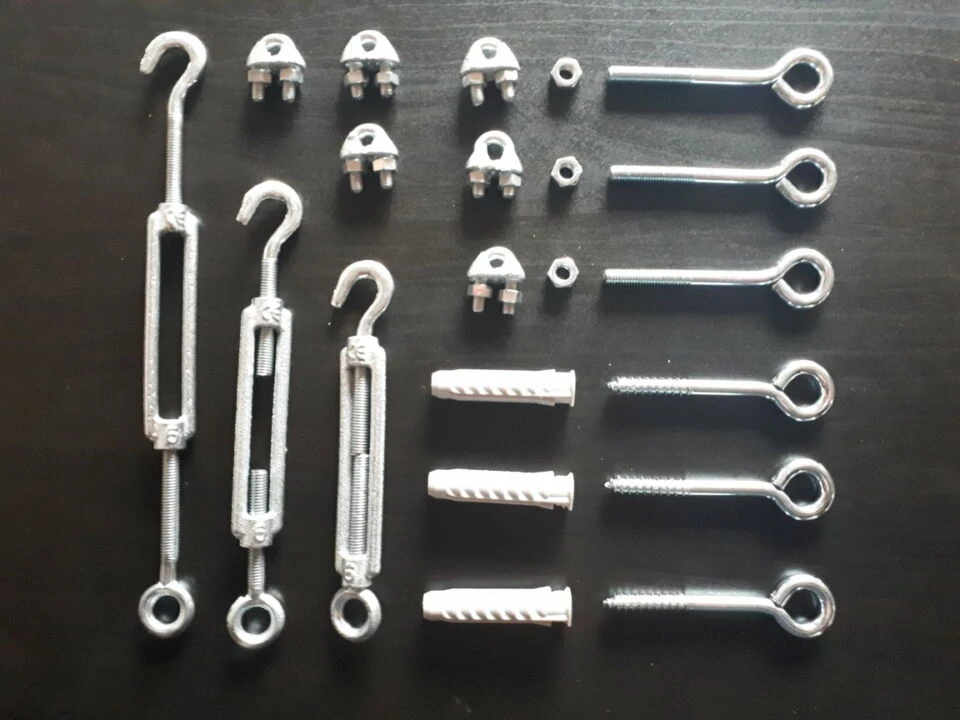 Profi Napvitorla kit szerelési egységcsomag háromszögletű napvitorlákhoz