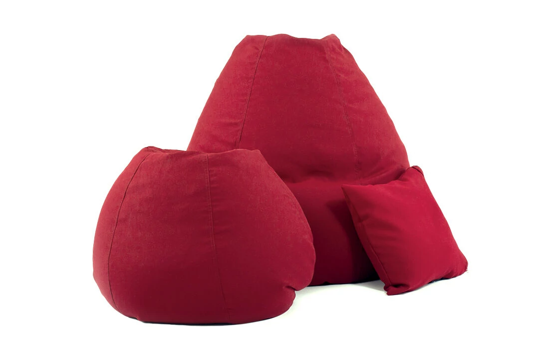 Bordó ALL IN Tini babzsákfotel garnitúra