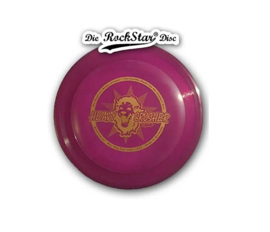 RockStar Heavy Crusher kutyafrizbi, lila, 19 cm, 100g