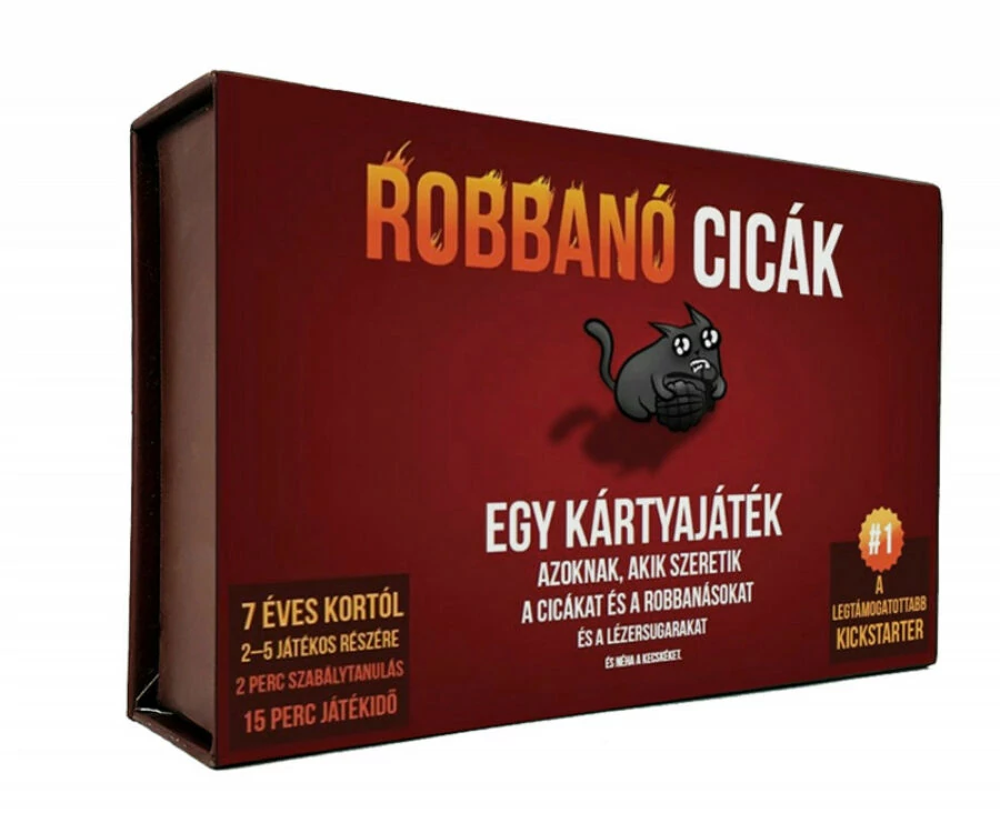 Robbanó cicák kártyajáték