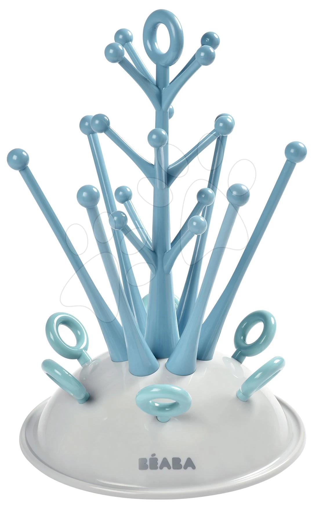 Összecsukható cumisüveg csepegtető Beaba Virág szürkés-fehér BE911705