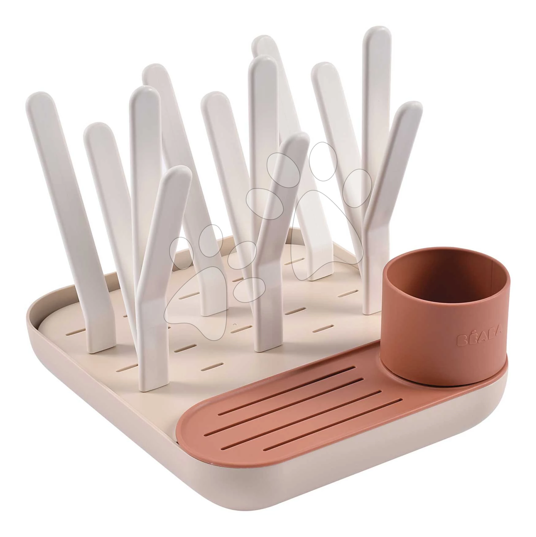 Cumisüveg csepegtető Forest Draining Rack Terracotta Clay Beaba moduláris 6 üvegre narancssárga 0 hó-tól BE911730