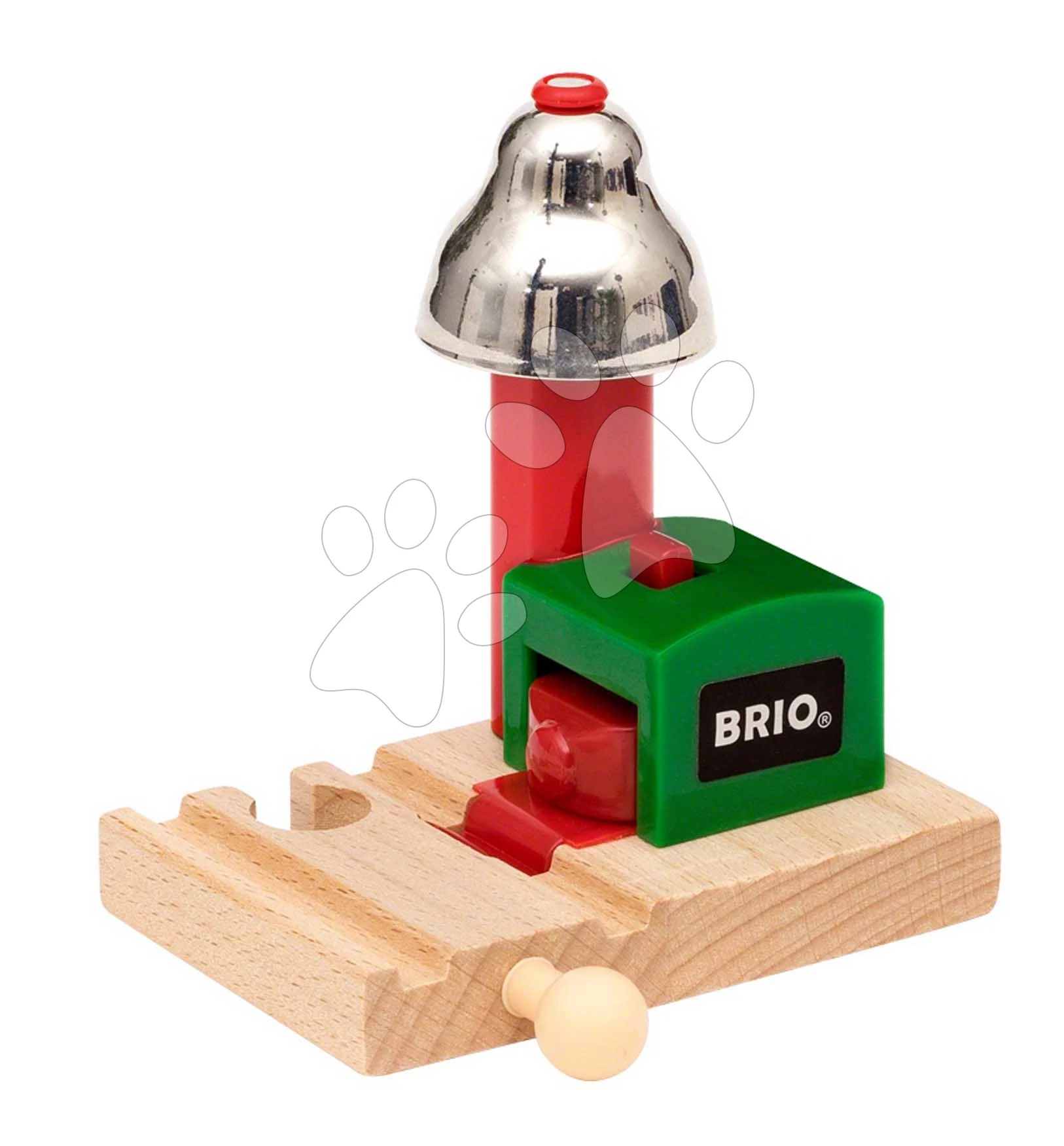 Kiegészítő elem vonatpályához Magnetic Bell Signal BRIO mágneses jelzőcsengő 3 évtől BRIO7549