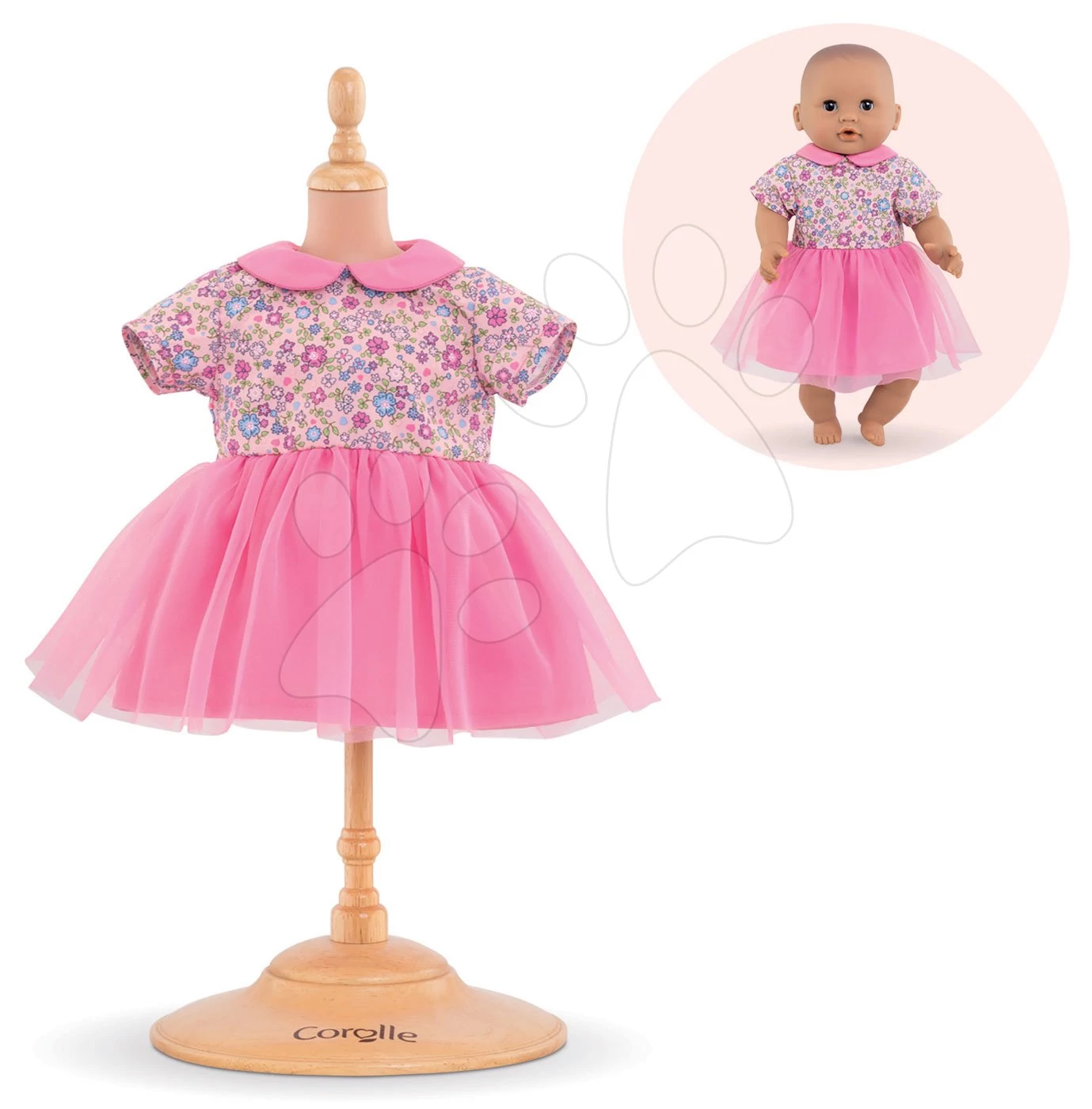 Ruhácska Dress Pink Sweet Dreams Corolle 30 cm játékbaba részére 18 hó-tól