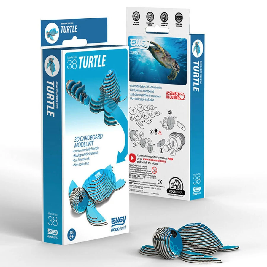 EUGY Teknős 3D puzzle