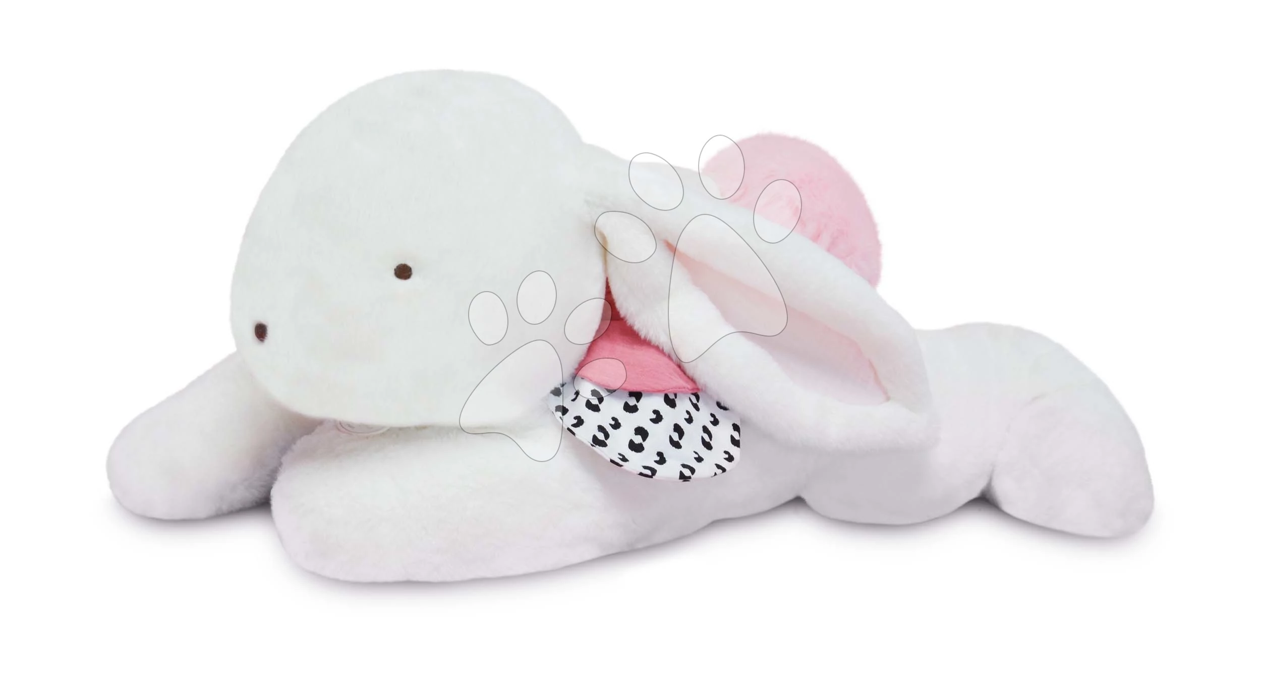 Plüss nyuszi Happy Blush Doudou et Compagnie fehér-rózsaszín 65 cm 0 hó-tól DC3853