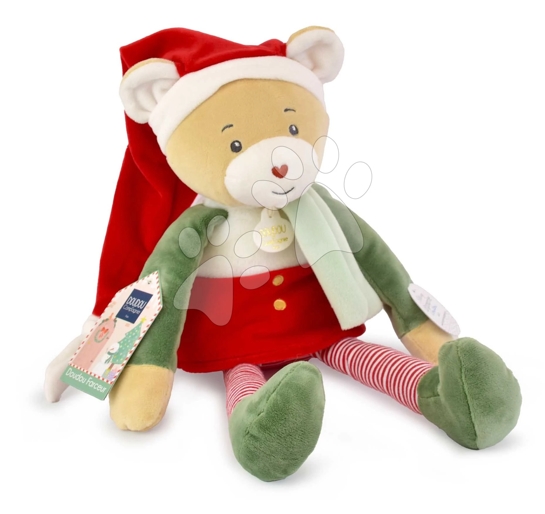 Plüss elf maci Cinnamon Doudou Farceur Doudou et Compagnie 40 cm 0 hó-tól DC4256