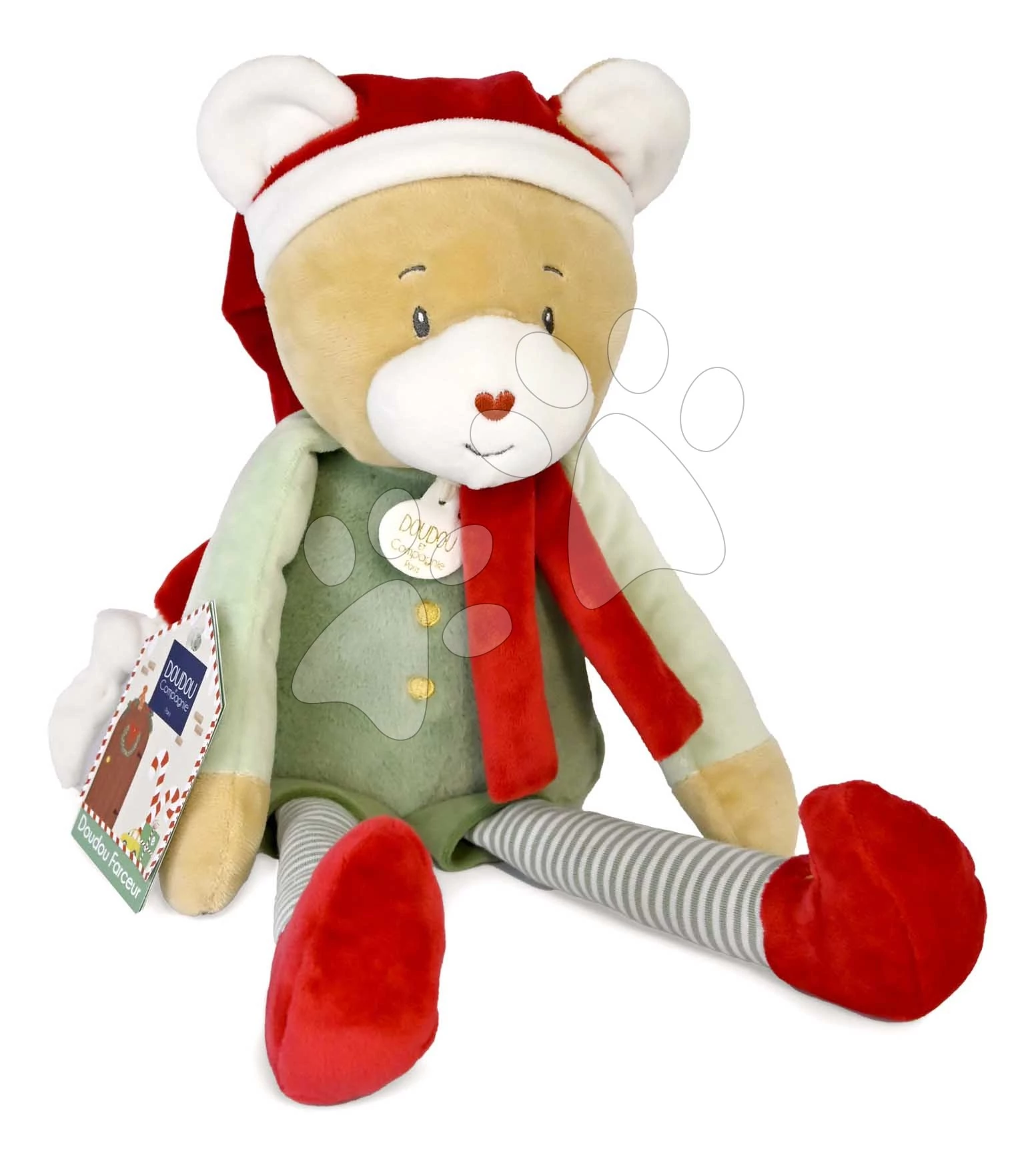 Plüss elf mackó Party Favor Doudou Farceur Doudou et Compagnie 40 cm 0 hó-tól DC4257