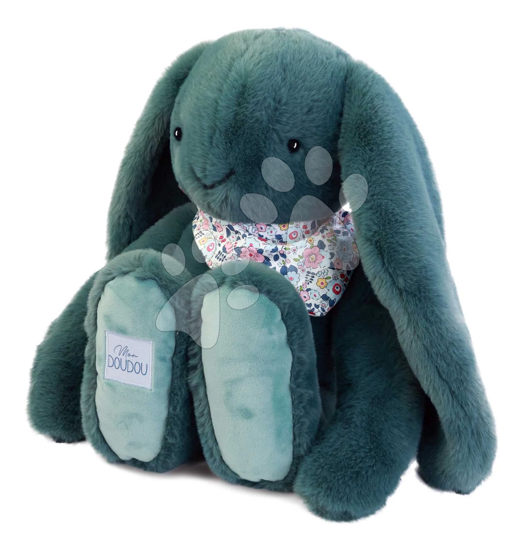 Plüss nyuszi Fleurette the Bunny Eucalyptus Doudou et Compagnie zöld 50 cm 0 hó-tól DC4308