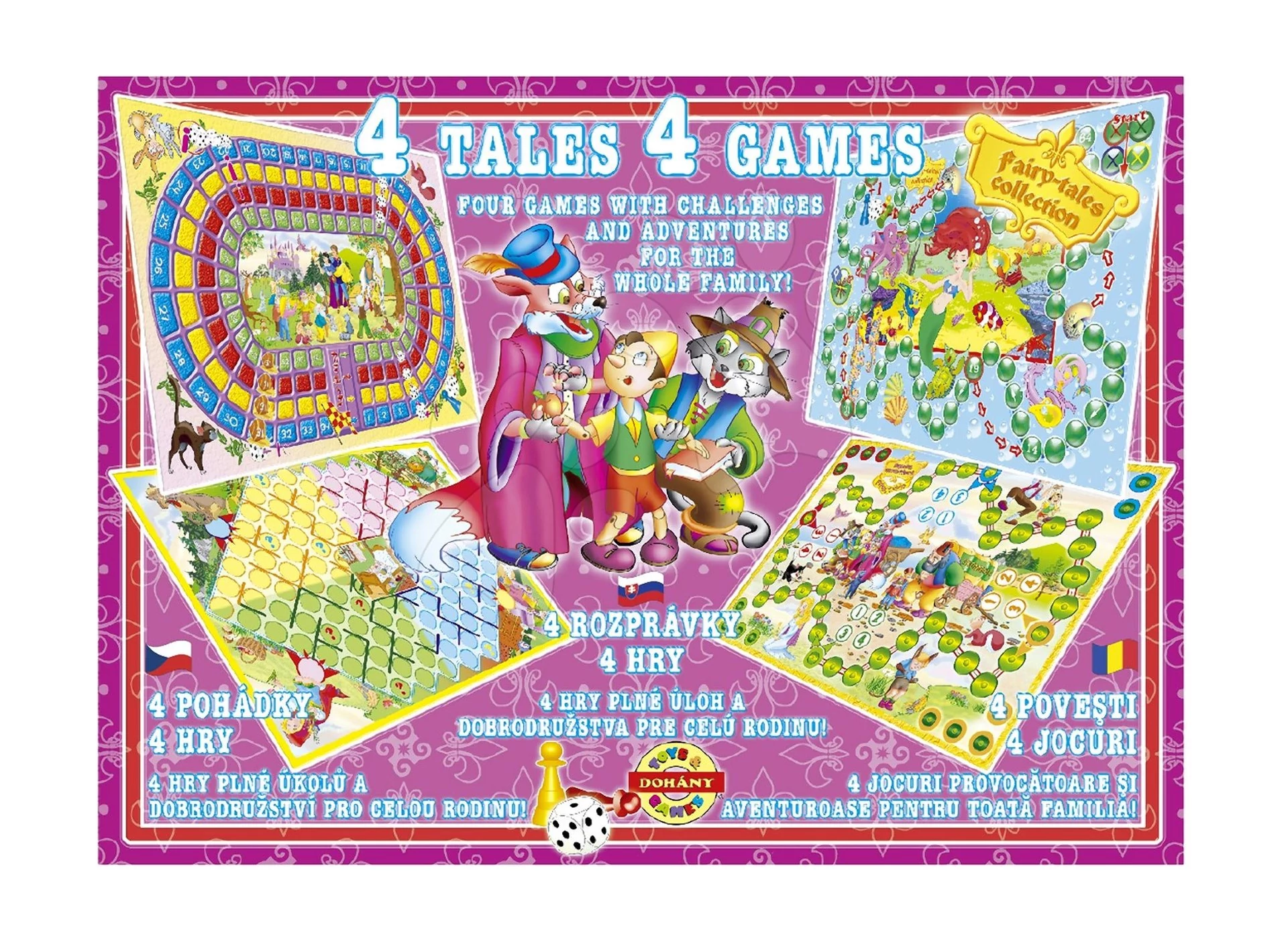 Dohány 4 társasjáték gyerekeknek 615