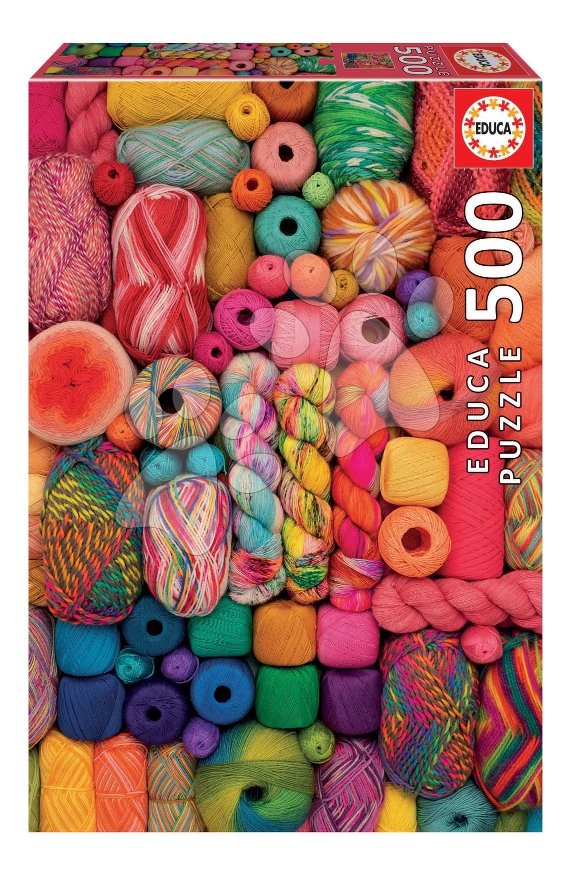 Puzzle Yarns Educa 500 dielov a Fix lepidlo od 11 rokov EDU20172