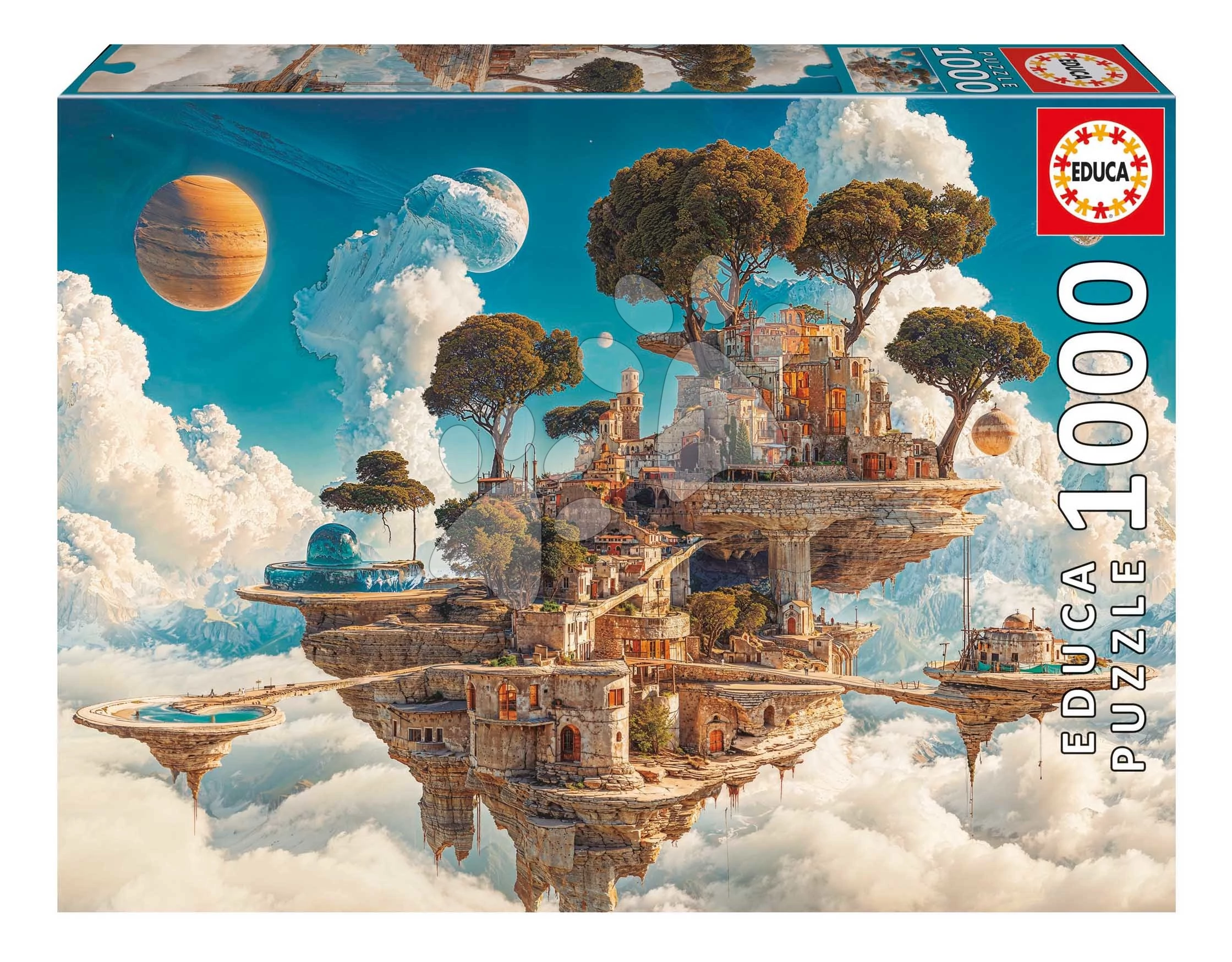 Puzzle Kingdom of Clouds Educa 1000 dielov a Fix lepidlo od 11 rokov EDU20231