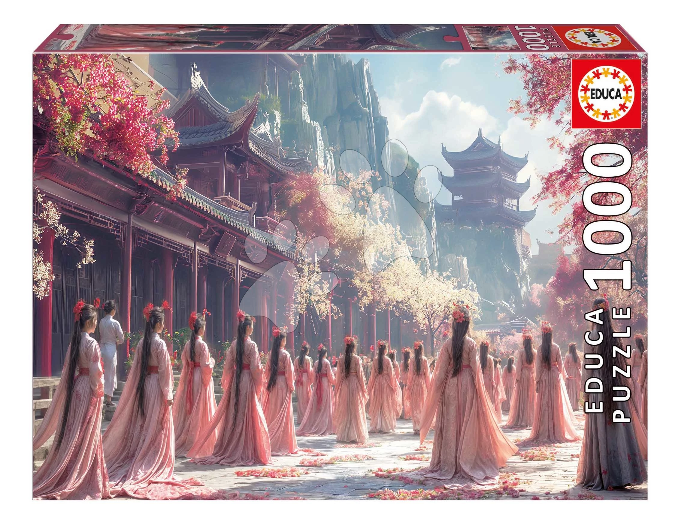 Puzzle The Geishas Educa 1000 dielov a Fix lepidlo od 11 rokov EDU20244