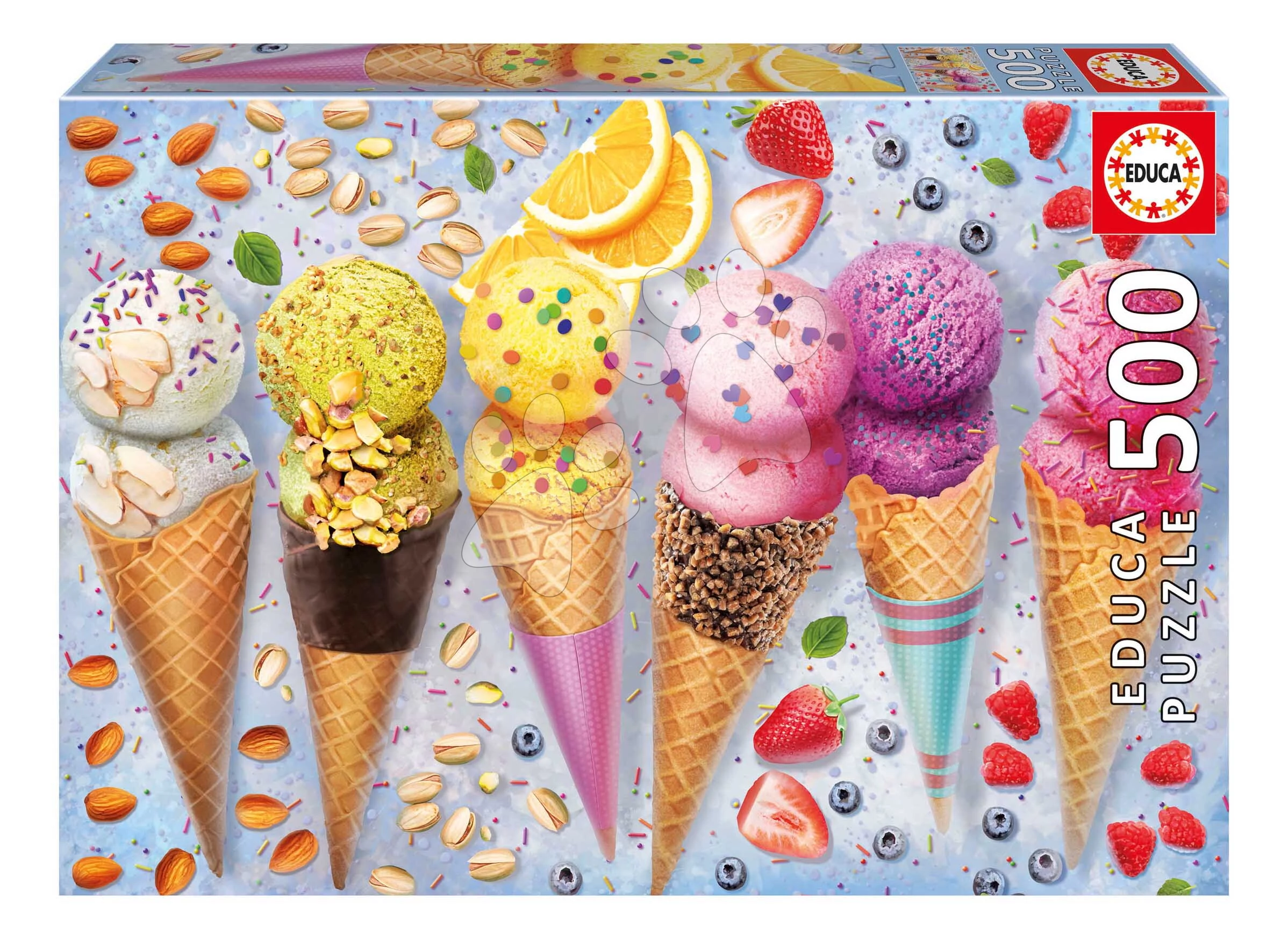 Puzzle Ice Cream Educa 500 darabos és Fix ragasztó