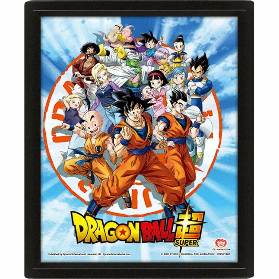 Dragon Ball SUPER (GOKU AND THE Z FIGHTERS) keretezett poszter
