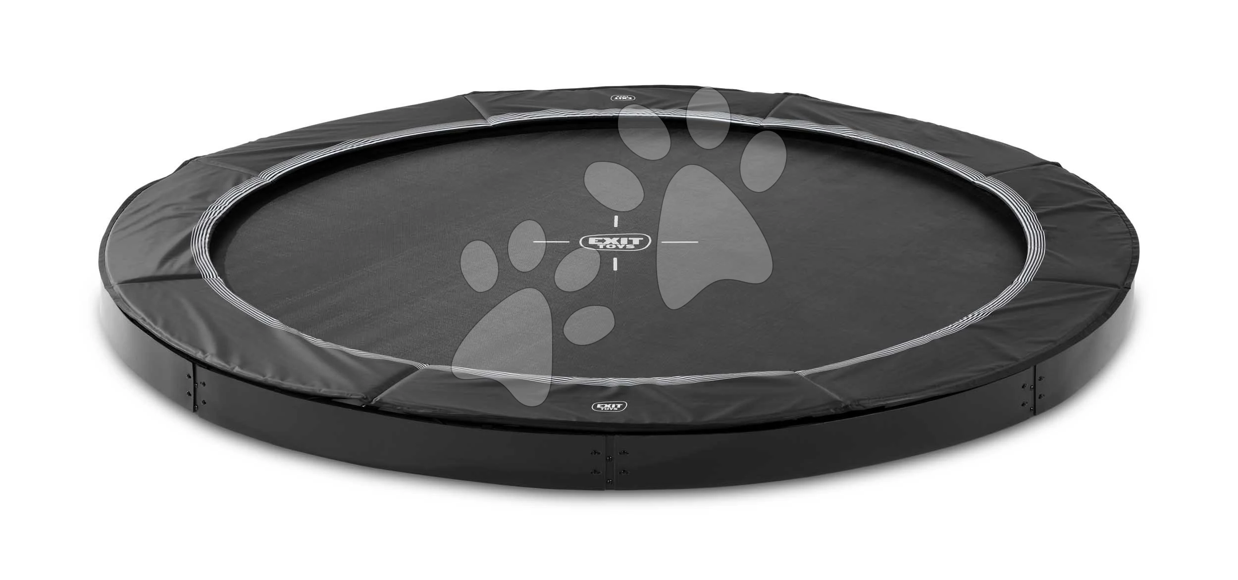 Talaj trambulin Interra Ground Level Sports Trampoline Exit Toys 366 cm átmérővel szellőzőrendszerrel fekete ET10221200